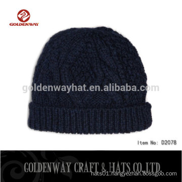 High Quality Cheap Custom 100% cotton beanie hat